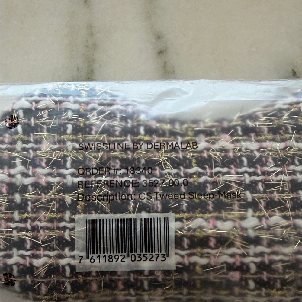 Swiss Line by Dermalab CS Tweed Sleep Mask and Cryo-Gel Eye Mask Set, NIP - Picture 6 of 6